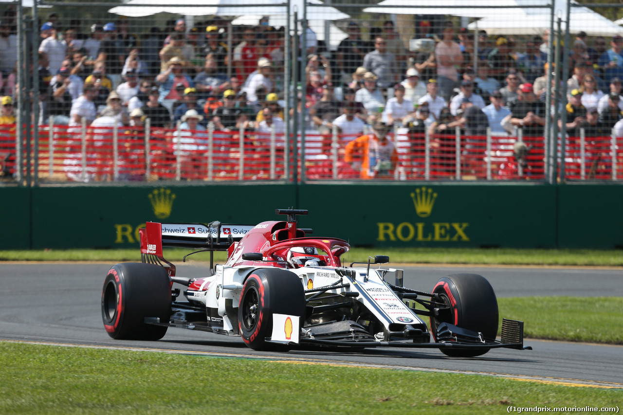 GP AUSTRALIA, 16.03.2019- Prove Libere 3, Kimi Raikkonen (FIN) Alfa Romeo Racing C38
