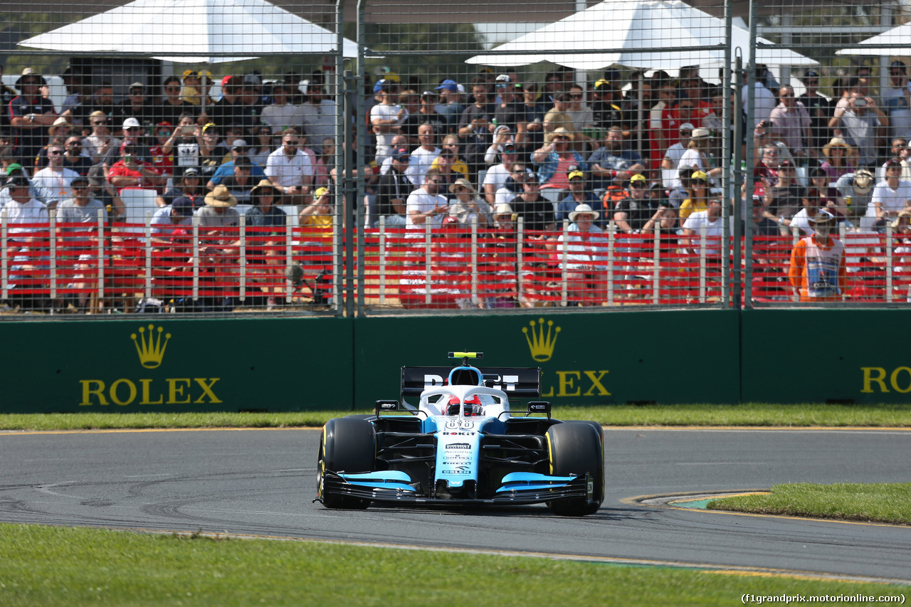 GP AUSTRALIA, 16.03.2019- Prove Libere 3, Robert Kubica (POL) Williams F1 FW42