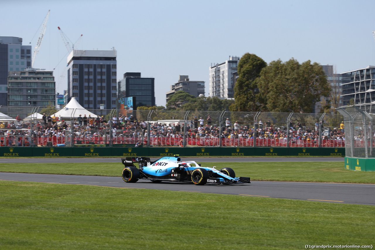 GP AUSTRALIA, 16.03.2019- Prove Libere 3, Robert Kubica (POL) Williams F1 FW42