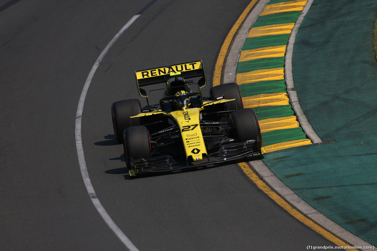 GP AUSTRALIA, 16.03.2019- Prove Libere 3, Nico Hulkenberg (GER) Renault Sport F1 Team RS19