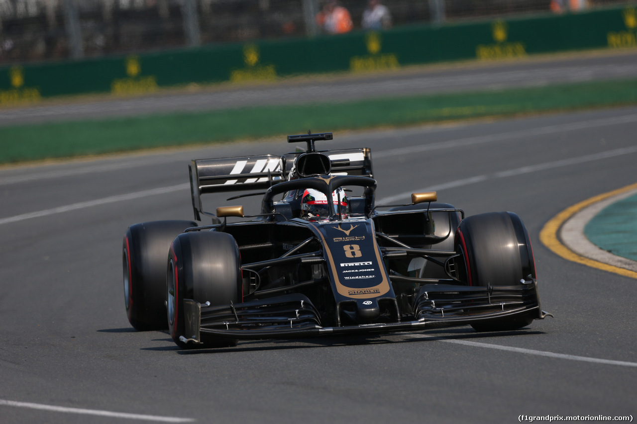 GP AUSTRALIA, 16.03.2019- Prove Libere 3, Romain Grosjean (FRA) Haas F1 Team VF-19