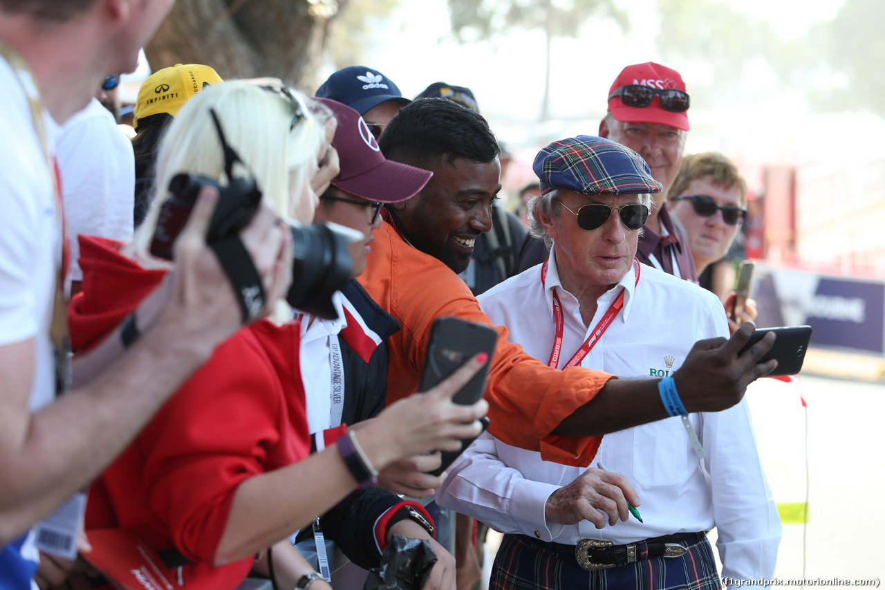 GP AUSTRALIA, 16.03.2019- Prove Libere 3, Sir Jackie Stewart (GBR)