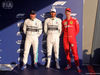 GP AUSTRALIA, 16.03.2019- Qualifiche celebration: Pole Position Lewis Hamilton (GBR) Mercedes AMG F1 W10 EQ Power, 2nd place Valtteri Bottas (FIN) Mercedes AMG F1 W10 EQ Power e 3rd place Sebastian Vettel (GER) Ferrari SF90