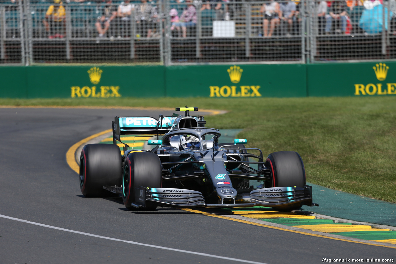 GP AUSTRALIA, 15.03.2019- free Practice 1, Valtteri Bottas (FIN) Mercedes AMG F1 W10 EQ Power