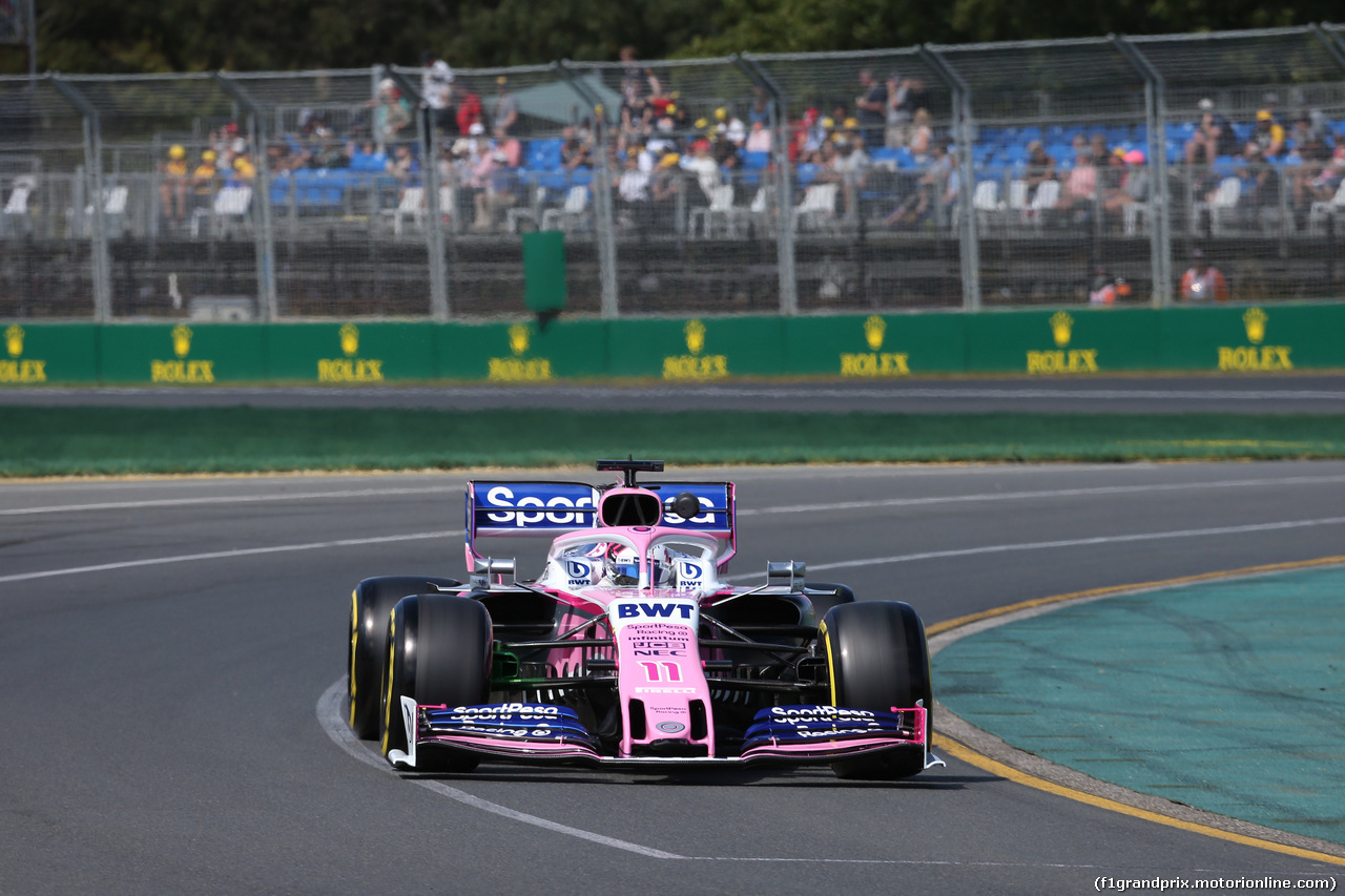 GP AUSTRALIA, 15.03.2019- free Practice 1, Sergio Perez (MEX) Racing Point F1 RP19