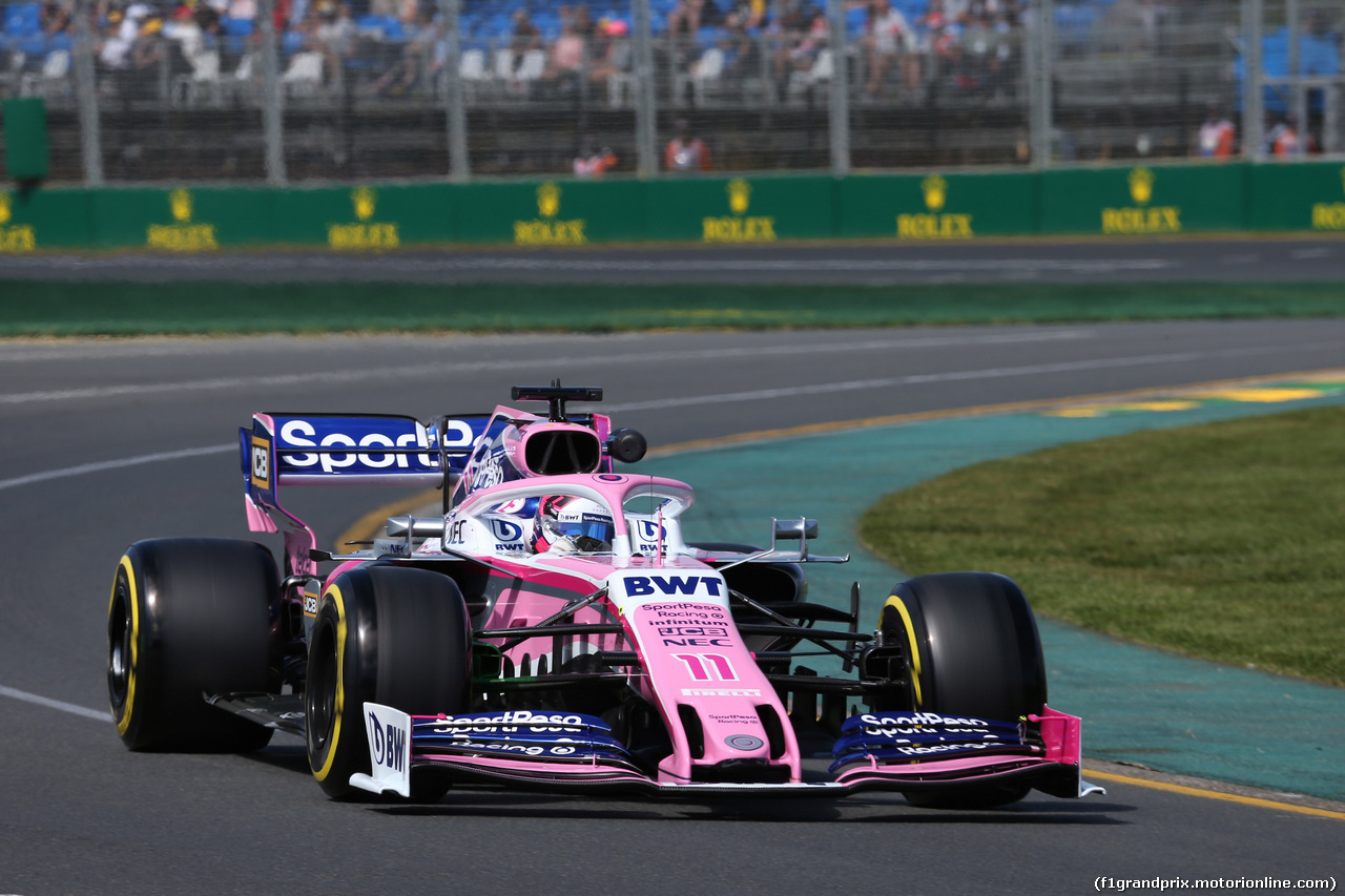 GP AUSTRALIA, 15.03.2019- free Practice 1, Sergio Perez (MEX) Racing Point F1 RP19