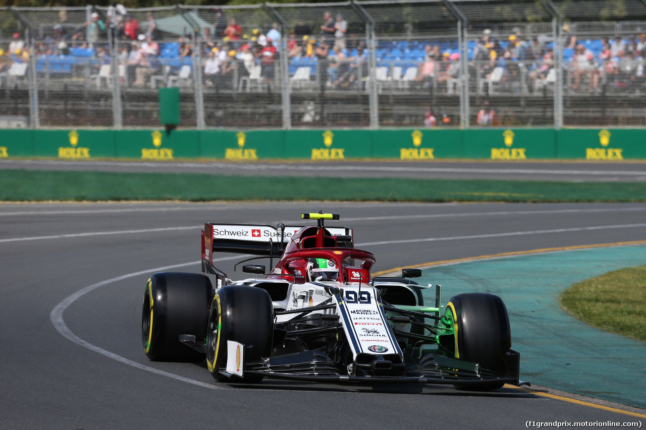 GP AUSTRALIA, 15.03.2019- free Practice 1, Antonio Giovinazzi (ITA) Alfa Romeo Racing C38