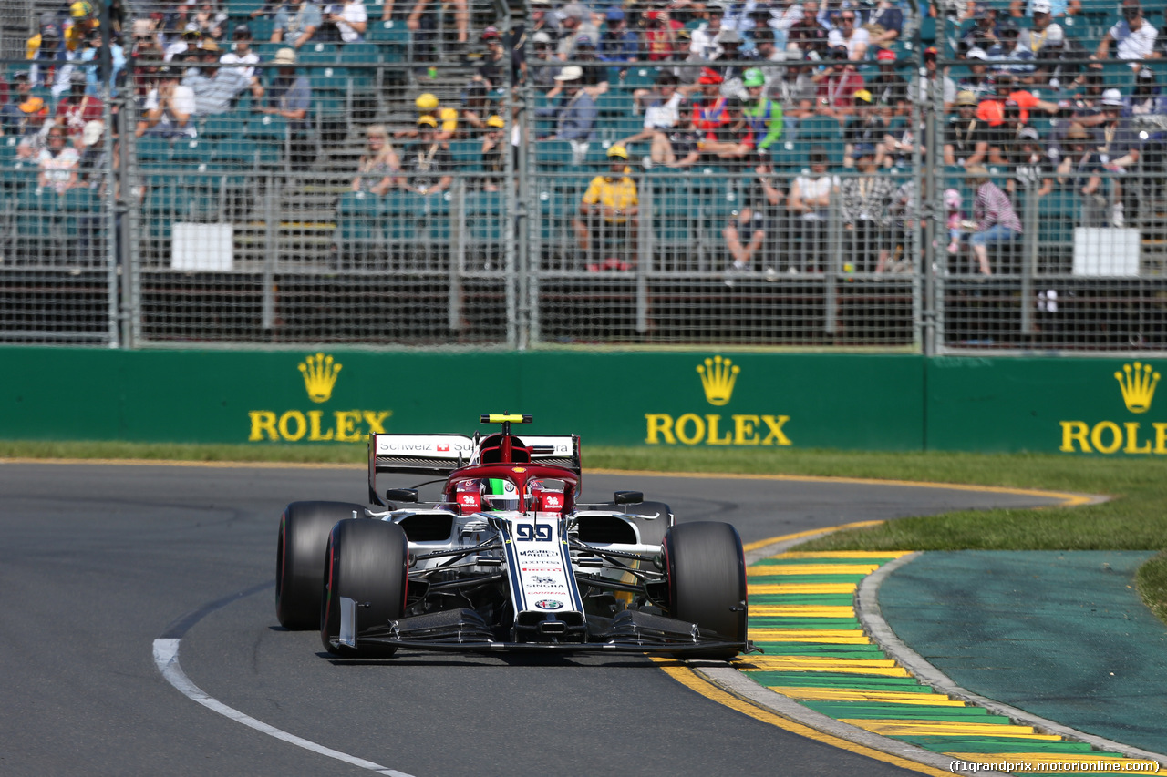 GP AUSTRALIA, 15.03.2019- free Practice 1, Antonio Giovinazzi (ITA) Alfa Romeo Racing C38