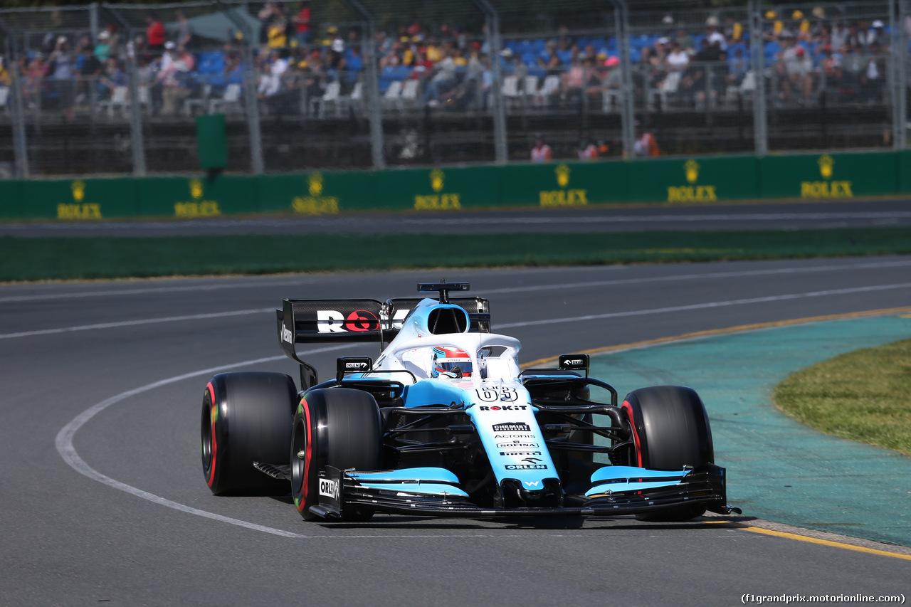 GP AUSTRALIA, 15.03.2019- free Practice 1, George Russell (GBR) Williams F1 FW42