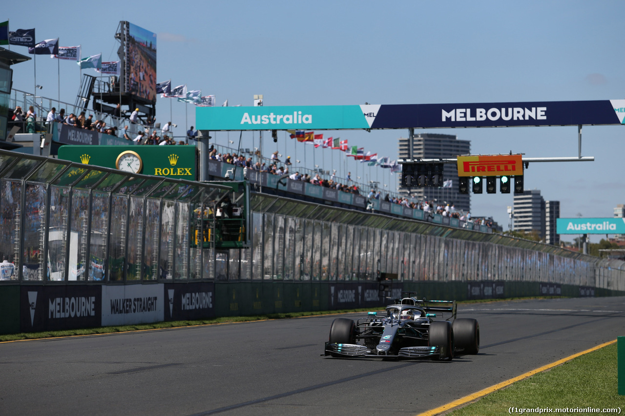 GP AUSTRALIA, 14.03.2019- free Practice 1, Lewis Hamilton (GBR) Mercedes AMG F1 W10 EQ Power