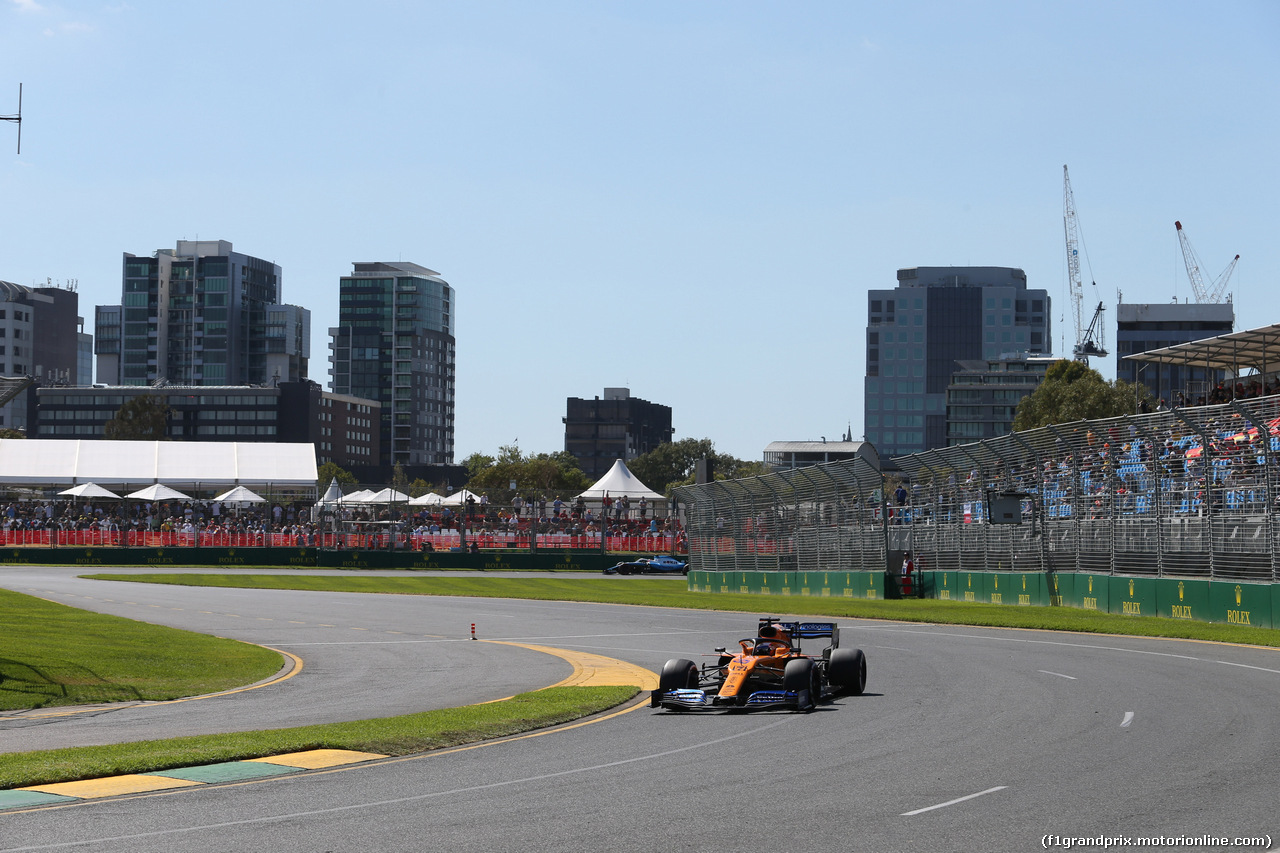 GP AUSTRALIA, 14.03.2019- free Practice 1, Carlos Sainz Jr (ESP) Mclaren F1 Team MCL34