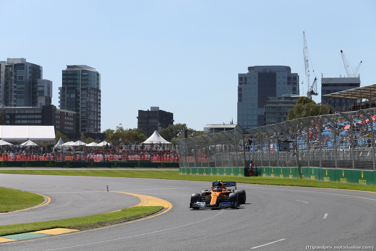GP AUSTRALIA, 14.03.2019- free Practice 1, Lando Norris (GBR) Mclaren F1 Team MCL34