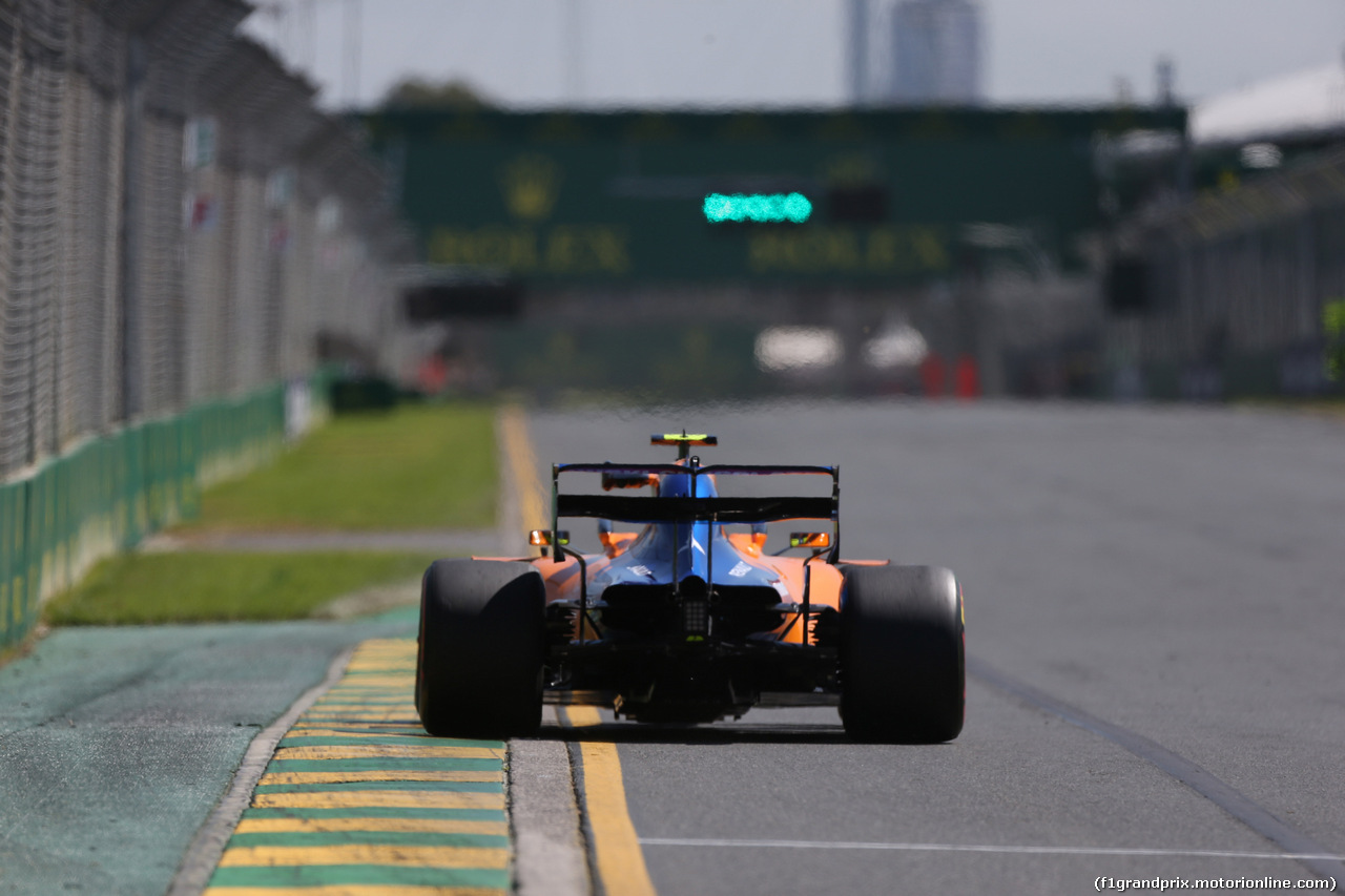 GP AUSTRALIA, 14.03.2019- free Practice 1, Lando Norris (GBR) Mclaren F1 Team MCL34