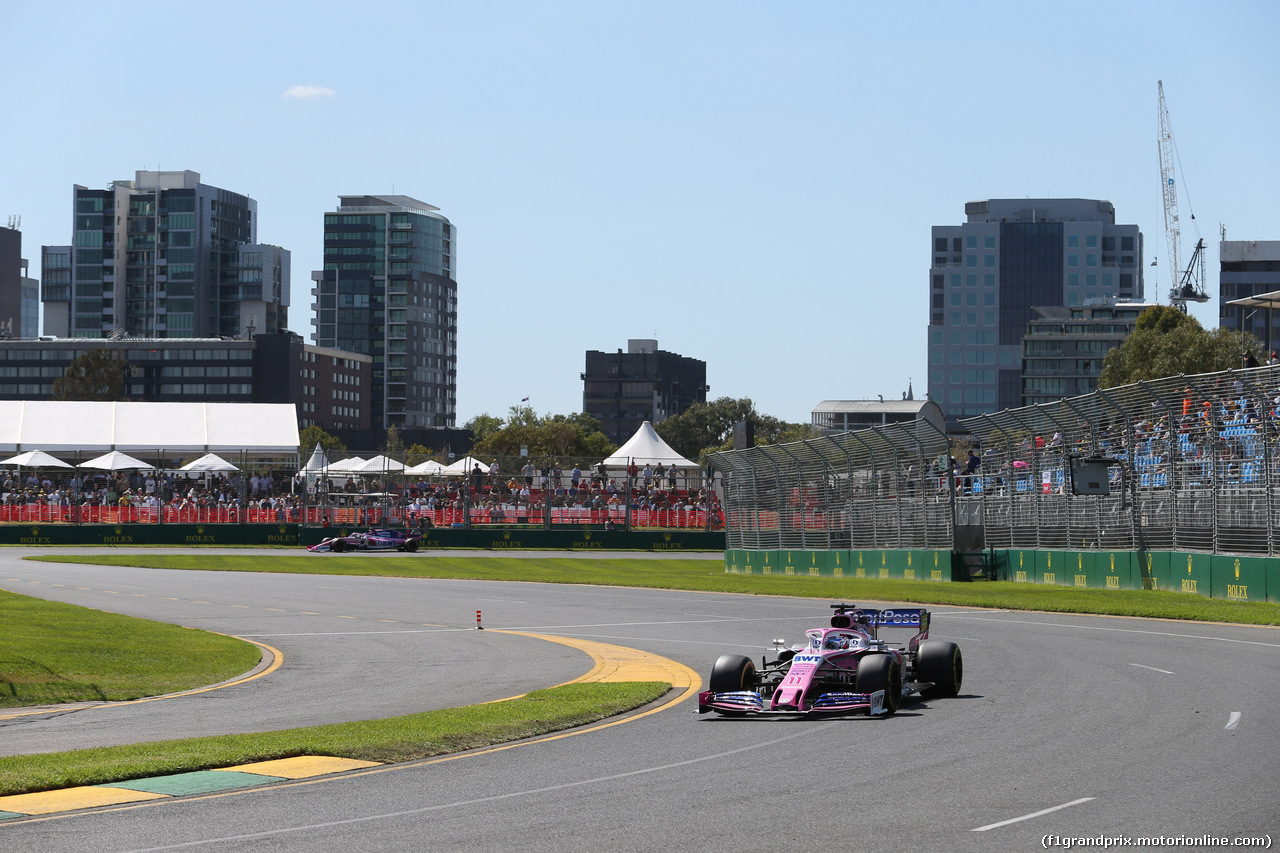 GP AUSTRALIA, 14.03.2019- free Practice 1, Sergio Perez (MEX) Racing Point F1 RP19