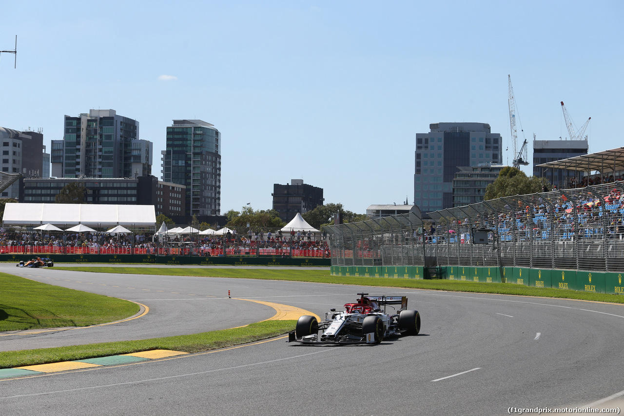GP AUSTRALIA, 14.03.2019- free Practice 1, Kimi Raikkonen (FIN) Alfa Romeo Racing C38