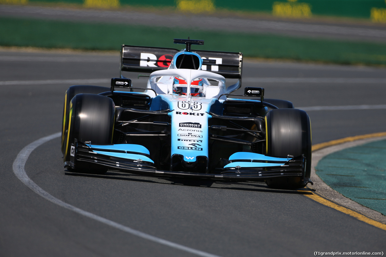 GP AUSTRALIA, 14.03.2019- free Practice 1, George Russell (GBR) Williams F1 FW42