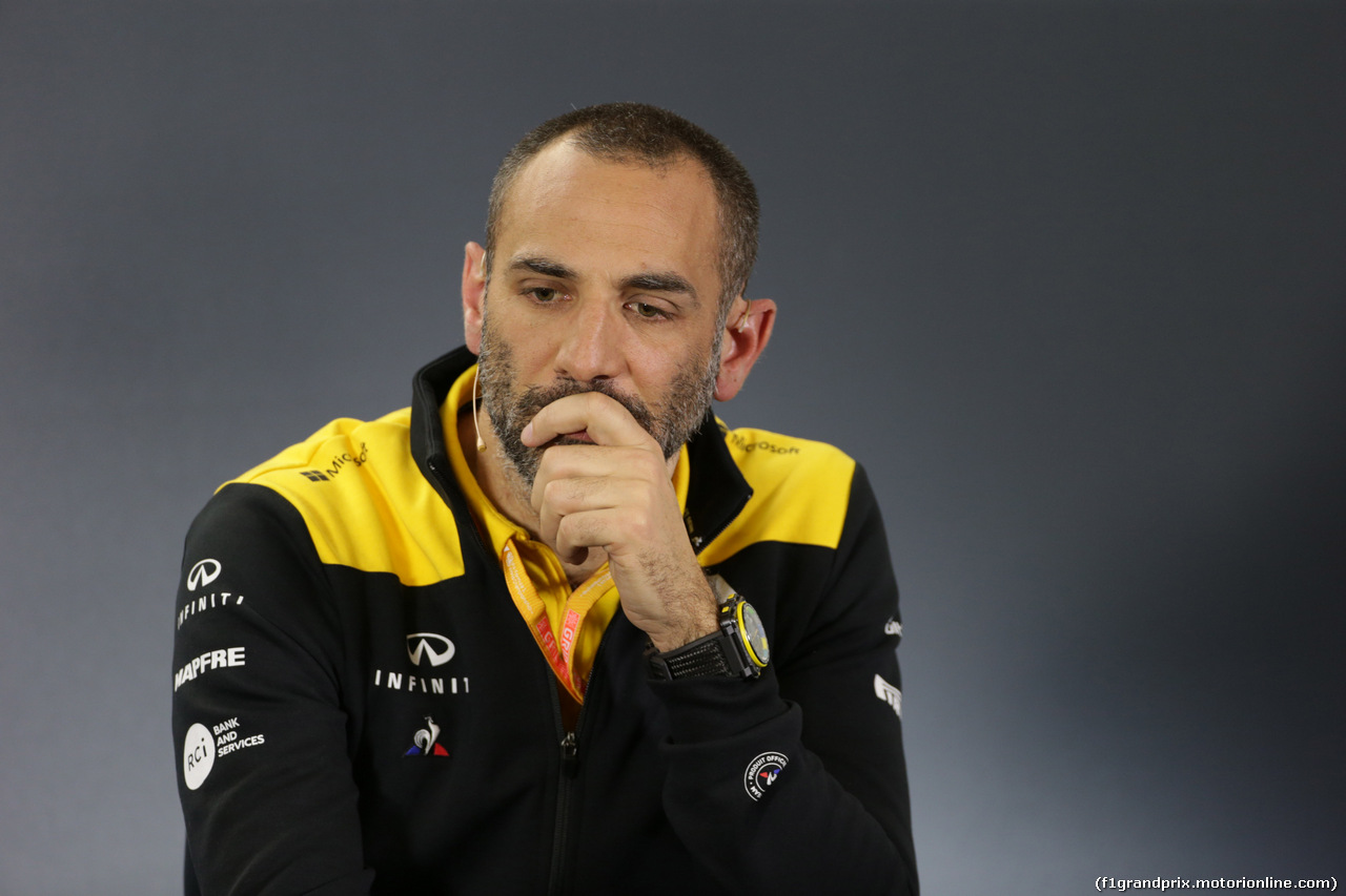 GP AUSTRALIA, 15.03.2019- Official Fia press conference, Cyril Abiteboul (FRA) Renault Sport F1 Managing Director
