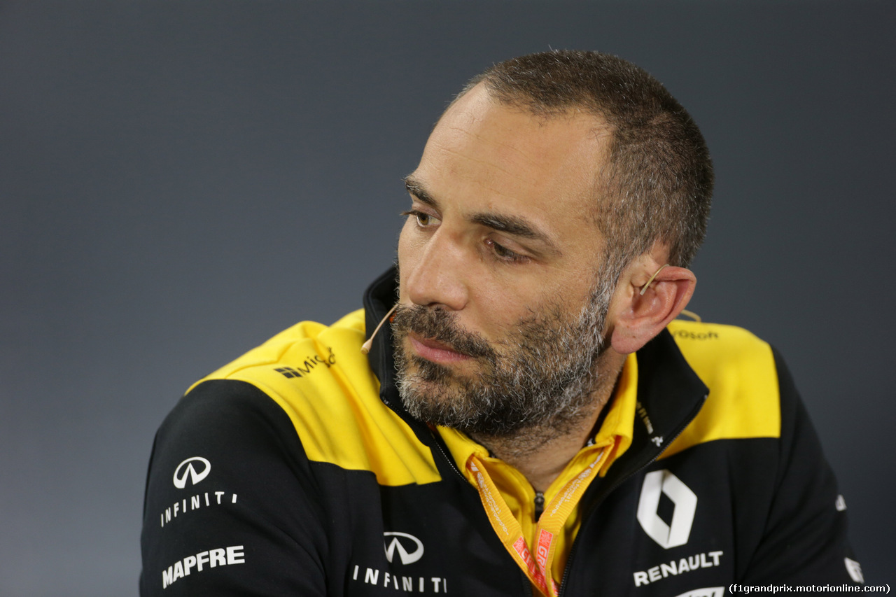 GP AUSTRALIA, 15.03.2019- Official Fia press conference, Cyril Abiteboul (FRA) Renault Sport F1 Managing Director