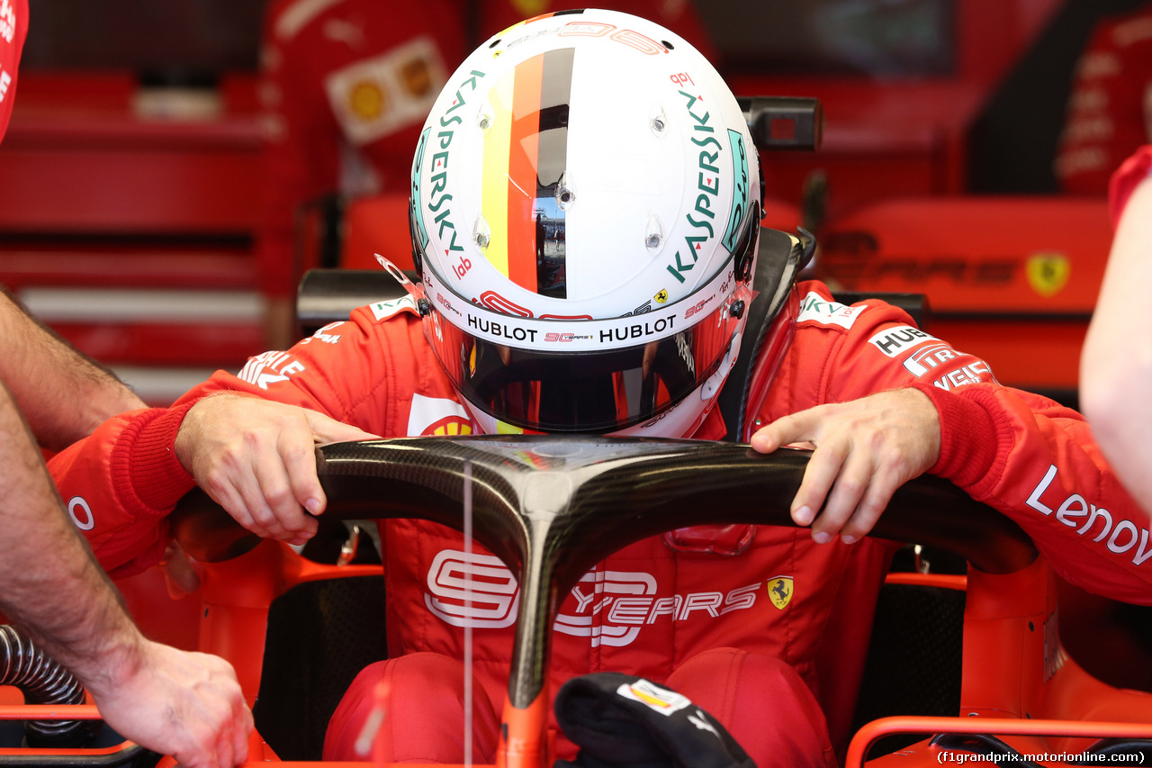 GP AUSTRALIA, 15.03.2019- free Practice 2, Sebastian Vettel (GER) Ferrari SF90