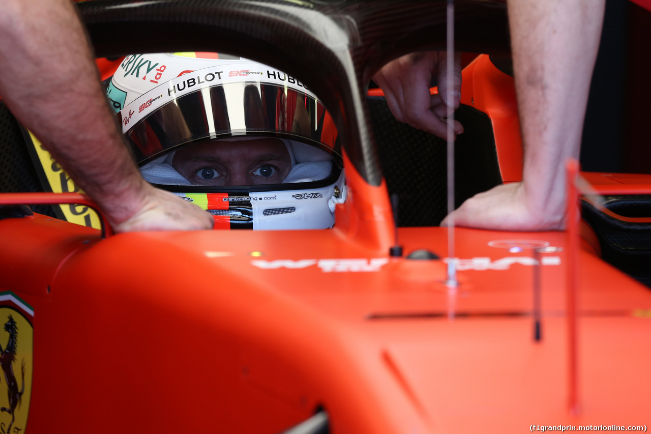 GP AUSTRALIA, 15.03.2019- free Practice 2, Sebastian Vettel (GER) Ferrari SF90