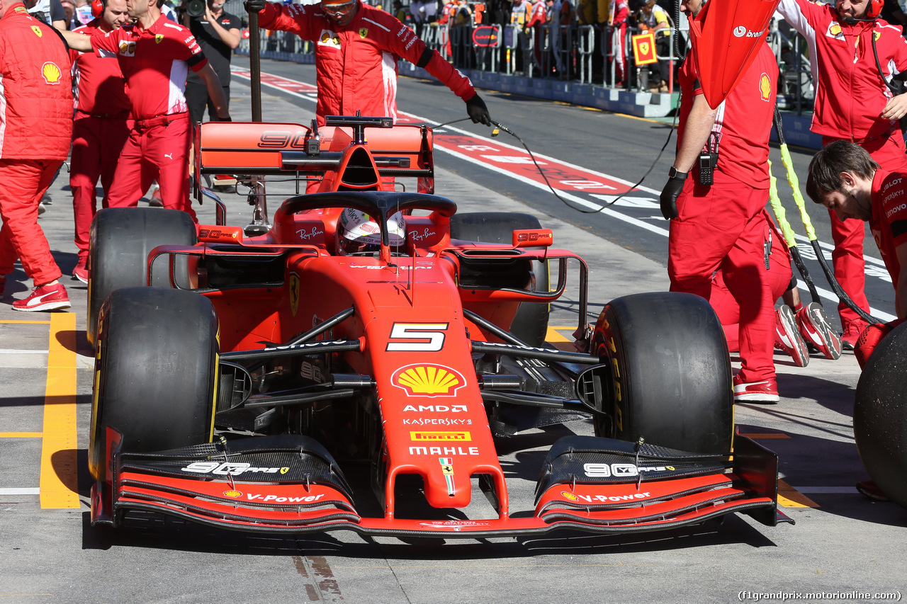 GP AUSTRALIA, 15.03.2019- free Practice 2, Sebastian Vettel (GER) Ferrari SF90