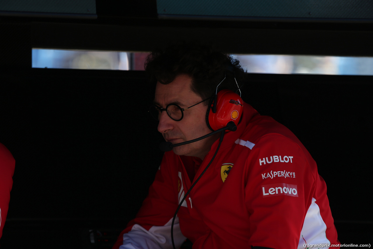 GP AUSTRALIA, 15.03.2019- free Practice 2, Mattia Binotto (ITA) Ferrari Team Principal