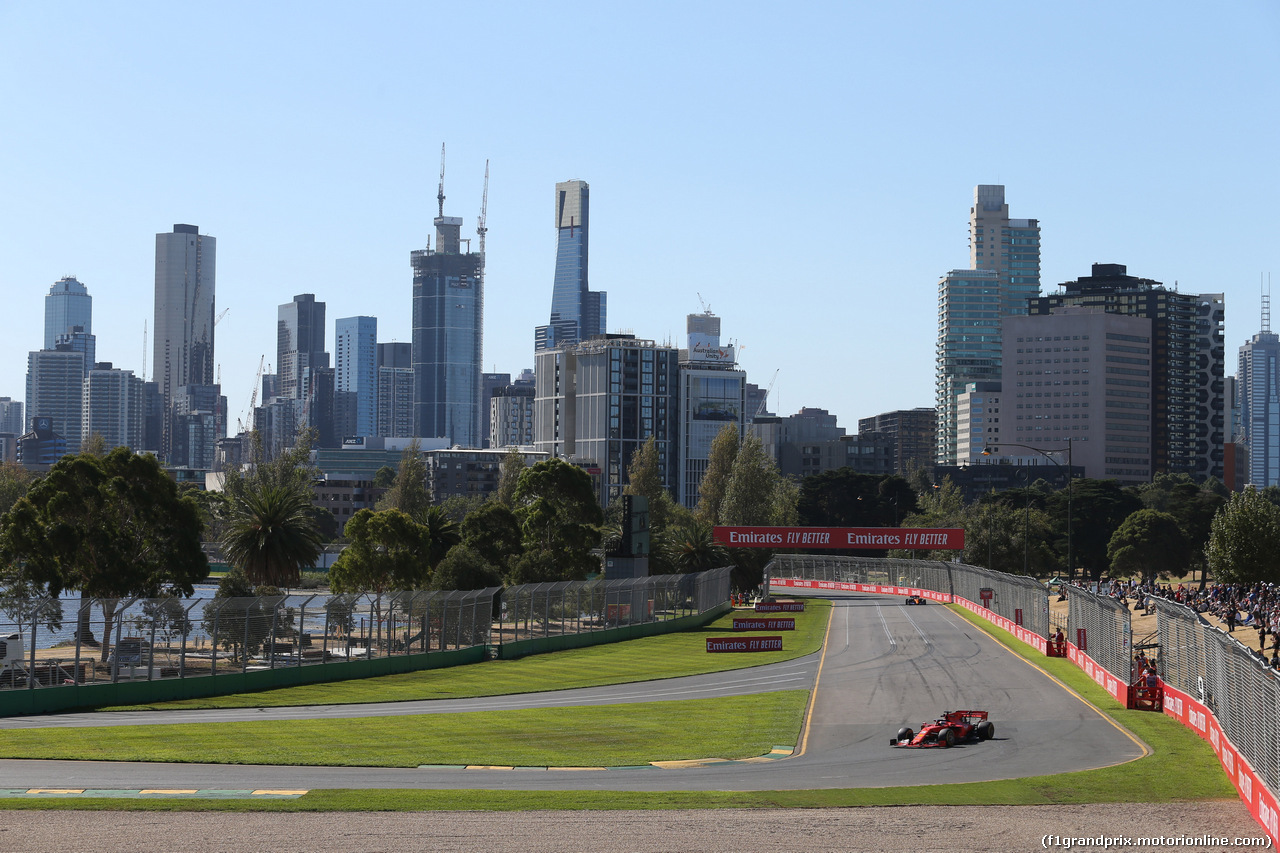 GP AUSTRALIA, 15.03.2019- free Practice 2, Sebastian Vettel (GER) Ferrari SF90