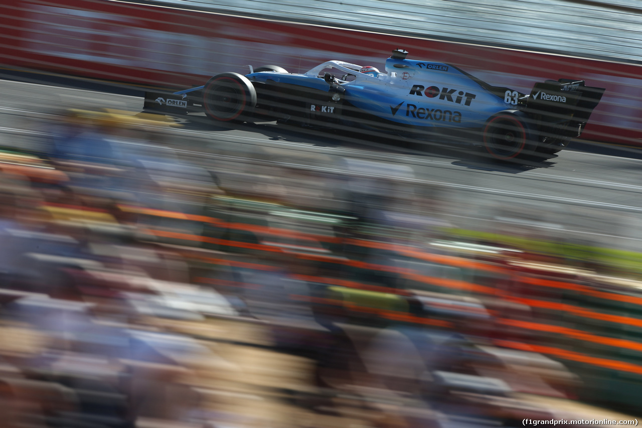 GP AUSTRALIA, 15.03.2019- free Practice 2, George Russell (GBR) Williams F1 FW42