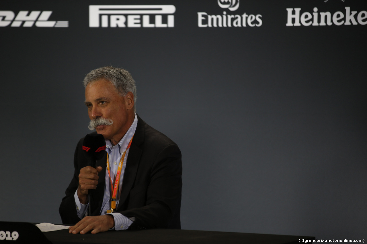 GP AUSTRALIA, 15.03.2019- Official Fia press conference, Chase Carey (US), Liberty Media
