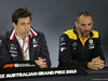GP AUSTRALIA, 15.03.2019- Official Fia press conference, L to R Toto Wolff (AUT) Sporting Director Mercedes-Benz e Cyril Abiteboul (FRA) Renault Sport F1 Managing Director
