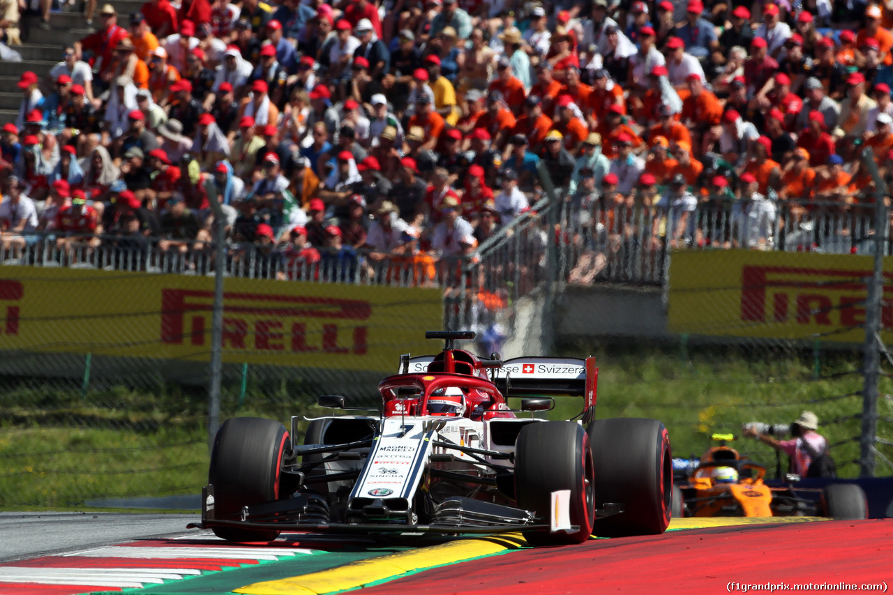 GP AUSTRIA, 30.06.2019 - Gara, Kimi Raikkonen (FIN) Alfa Romeo Racing C38