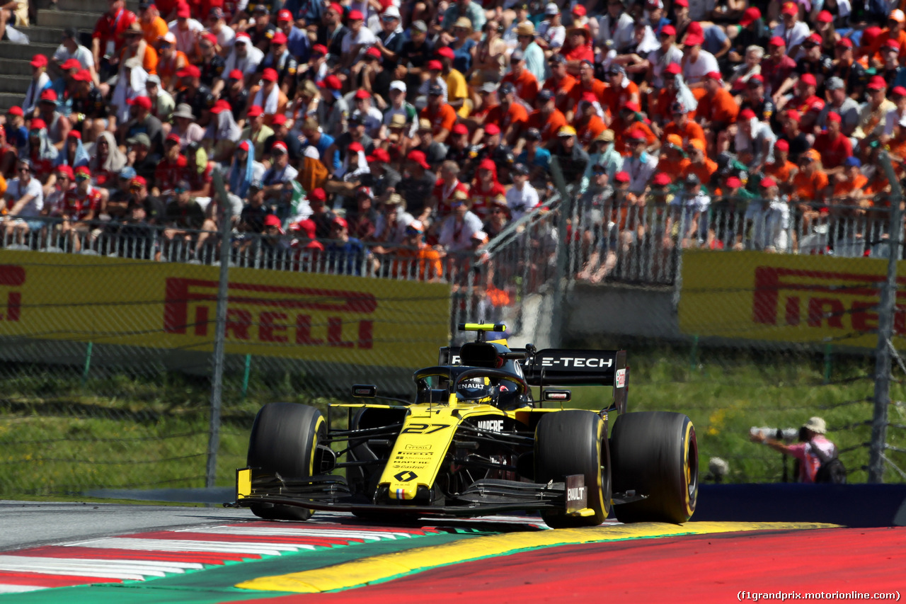 GP AUSTRIA, 30.06.2019 - Gara, Nico Hulkenberg (GER) Renault Sport F1 Team RS19