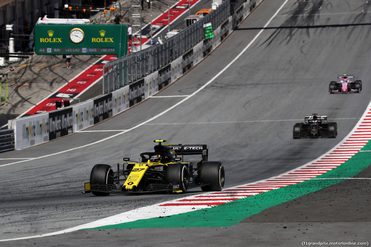 GP AUSTRIA, 30.06.2019 - Gara, Nico Hulkenberg (GER) Renault Sport F1 Team RS19