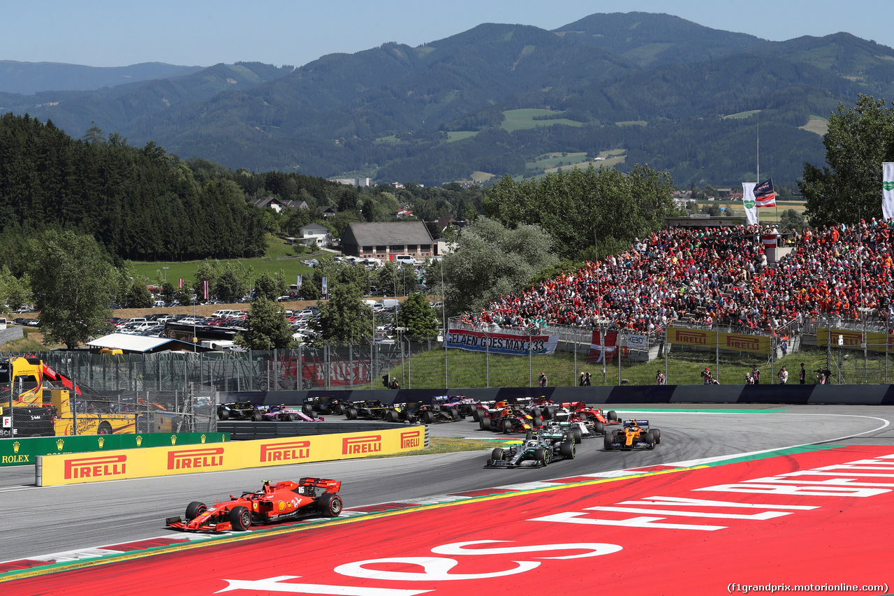 GP AUSTRIA, 30.06.2019 - Gara, Start of the race