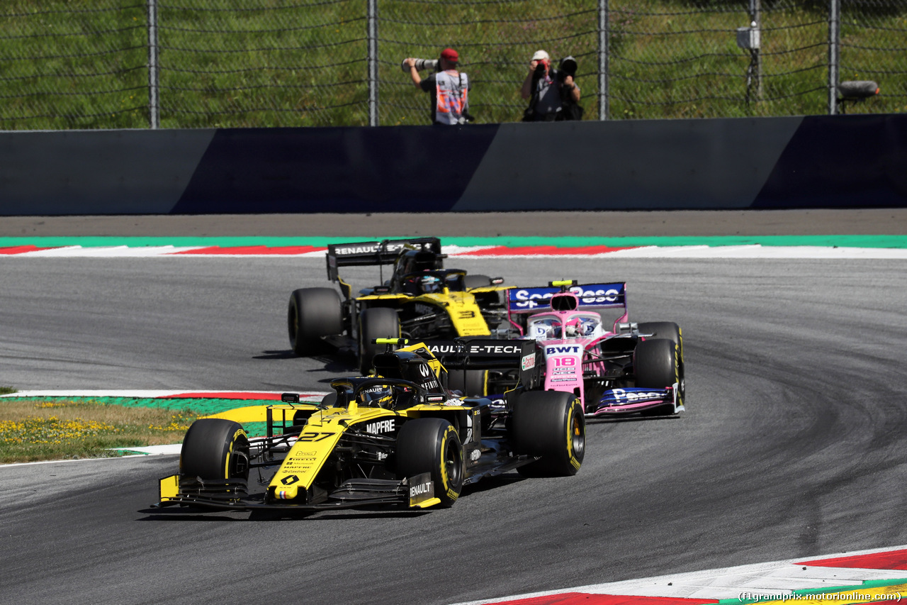 GP AUSTRIA, 30.06.2019 - Gara, Nico Hulkenberg (GER) Renault Sport F1 Team RS19