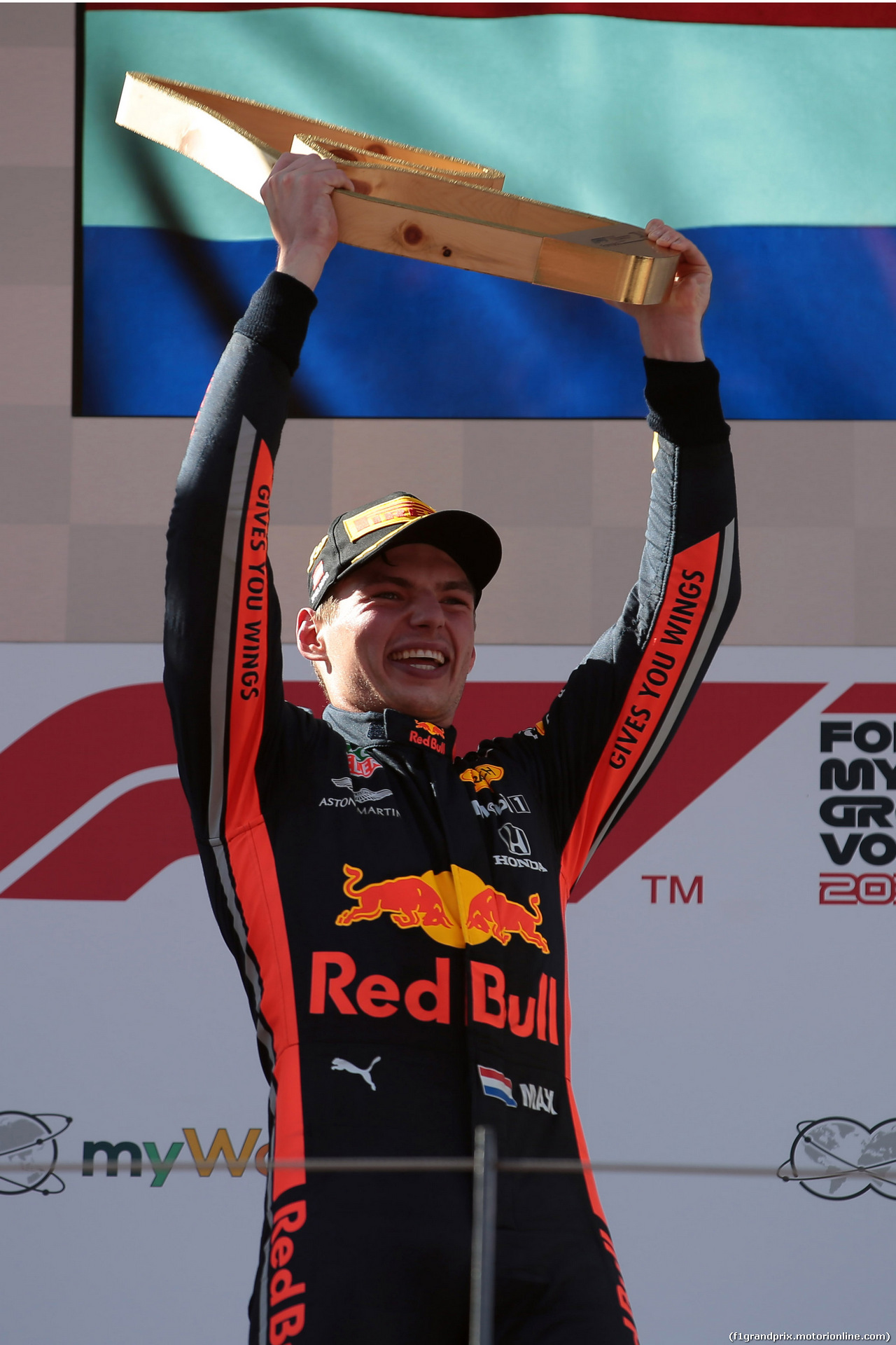 GP AUSTRIA, 30.06.2019 - Gara, Max Verstappen (NED) Red Bull Racing RB15 vincitore
