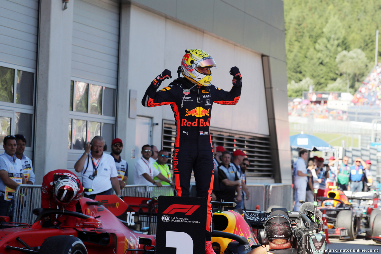 GP AUSTRIA, 30.06.2019 - Gara, Max Verstappen (NED) Red Bull Racing RB15 vincitore