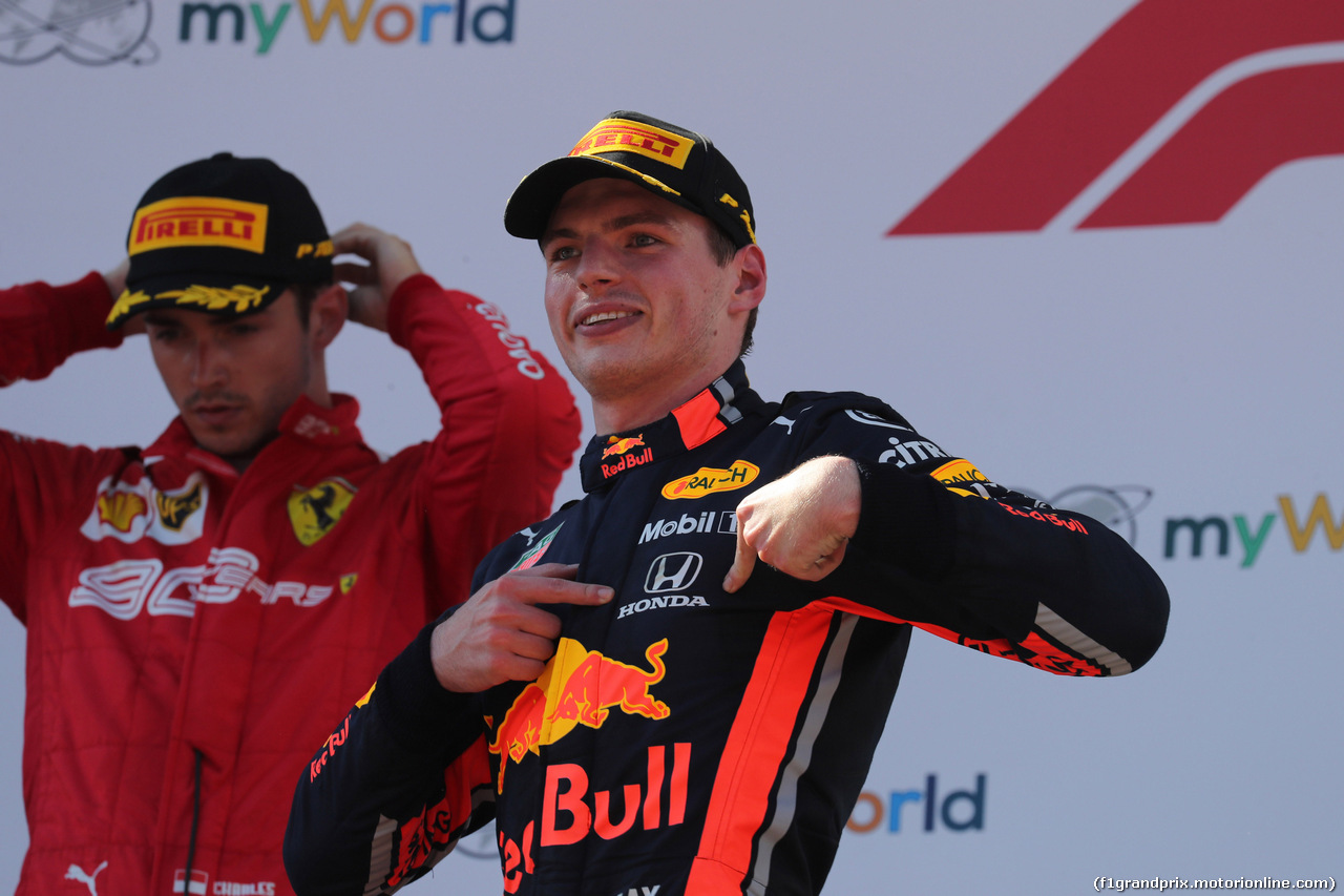 GP AUSTRIA, 30.06.2019 - Gara, Max Verstappen (NED) Red Bull Racing RB15 vincitore