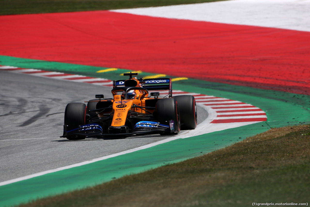 GP AUSTRIA, 29.06.2019 - Prove Libere 3, Carlos Sainz Jr (ESP) Mclaren F1 Team MCL34