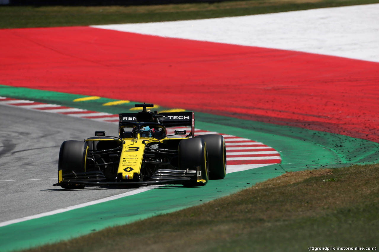 GP AUSTRIA, 29.06.2019 - Prove Libere 3, Daniel Ricciardo (AUS) Renault Sport F1 Team RS19
