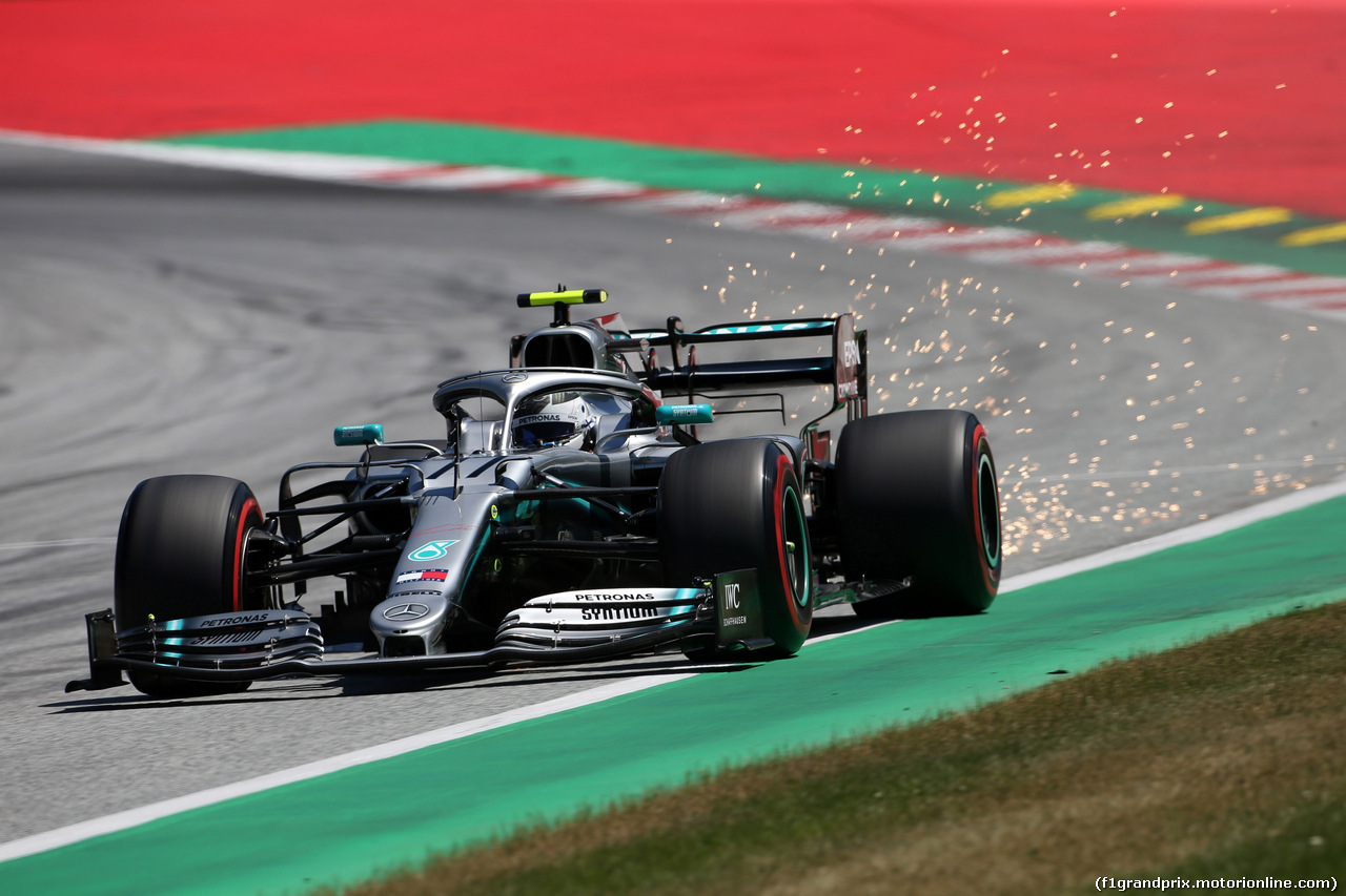 GP AUSTRIA, 29.06.2019 - Prove Libere 3, Valtteri Bottas (FIN) Mercedes AMG F1 W010