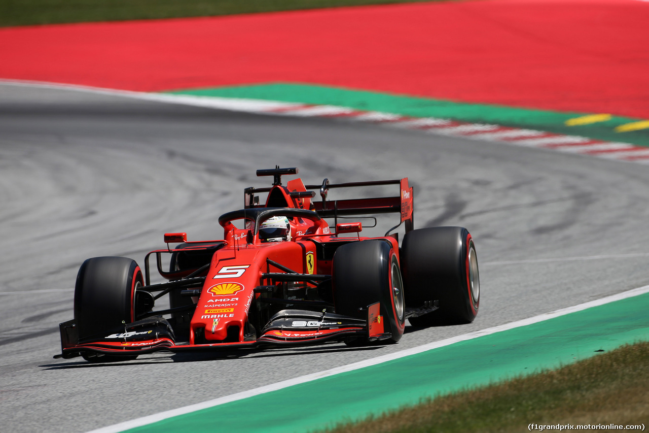 GP AUSTRIA, 29.06.2019 - Prove Libere 3, Sebastian Vettel (GER) Ferrari SF90