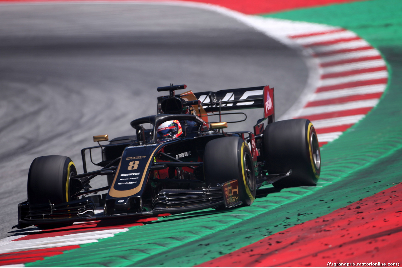 GP AUSTRIA, 29.06.2019 - Prove Libere 3, Romain Grosjean (FRA) Haas F1 Team VF-19