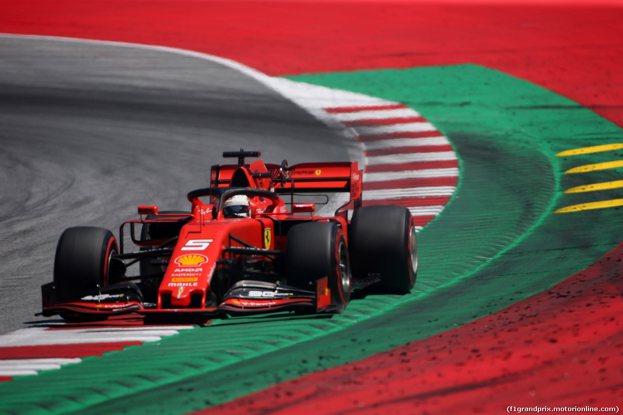 GP AUSTRIA, 29.06.2019 - Prove Libere 3, Sebastian Vettel (GER) Ferrari SF90