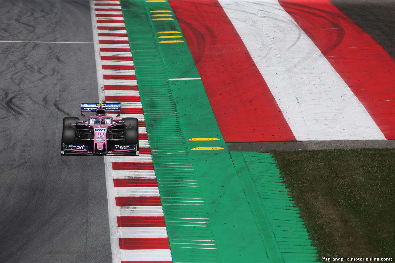 GP AUSTRIA, 29.06.2019 - Prove Libere 3, Lance Stroll (CDN) Racing Point F1 Team RP19