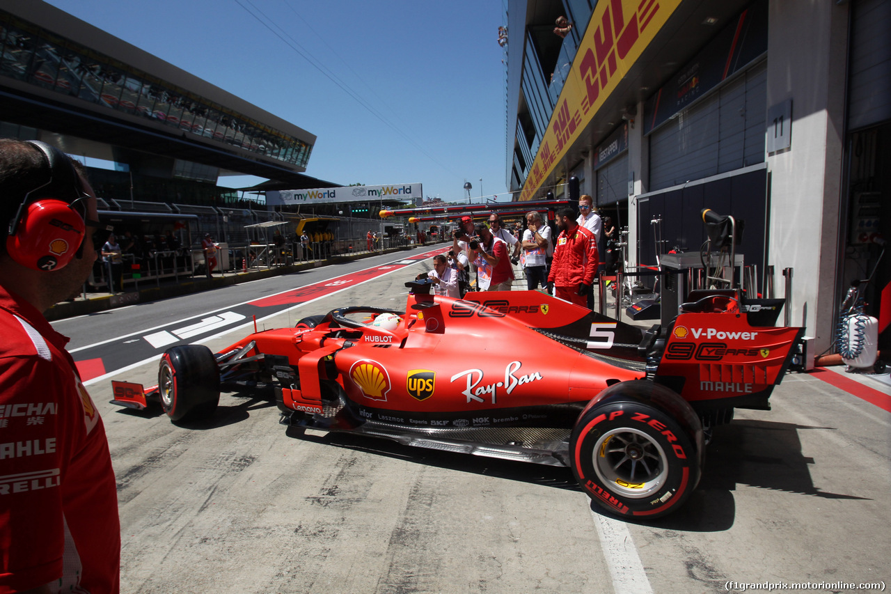 GP AUSTRIA, 29.06.2019 - Prove Libere 3, Sebastian Vettel (GER) Ferrari SF90