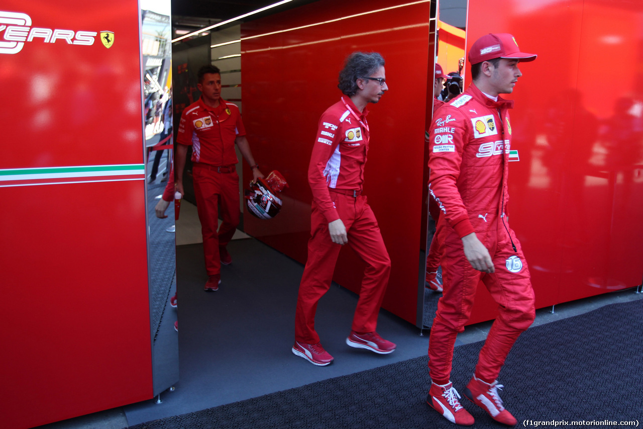 GP AUSTRIA, 29.06.2019 - Prove Libere 3, Laurent Mekies (FRA) Ferrari Sporting Director e Charles Leclerc (MON) Ferrari SF90