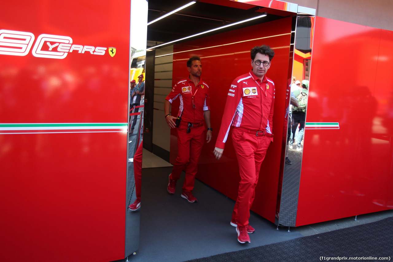 GP AUSTRIA, 29.06.2019 - Prove Libere 3, Mattia Binotto (ITA) Ferrari Team Principal