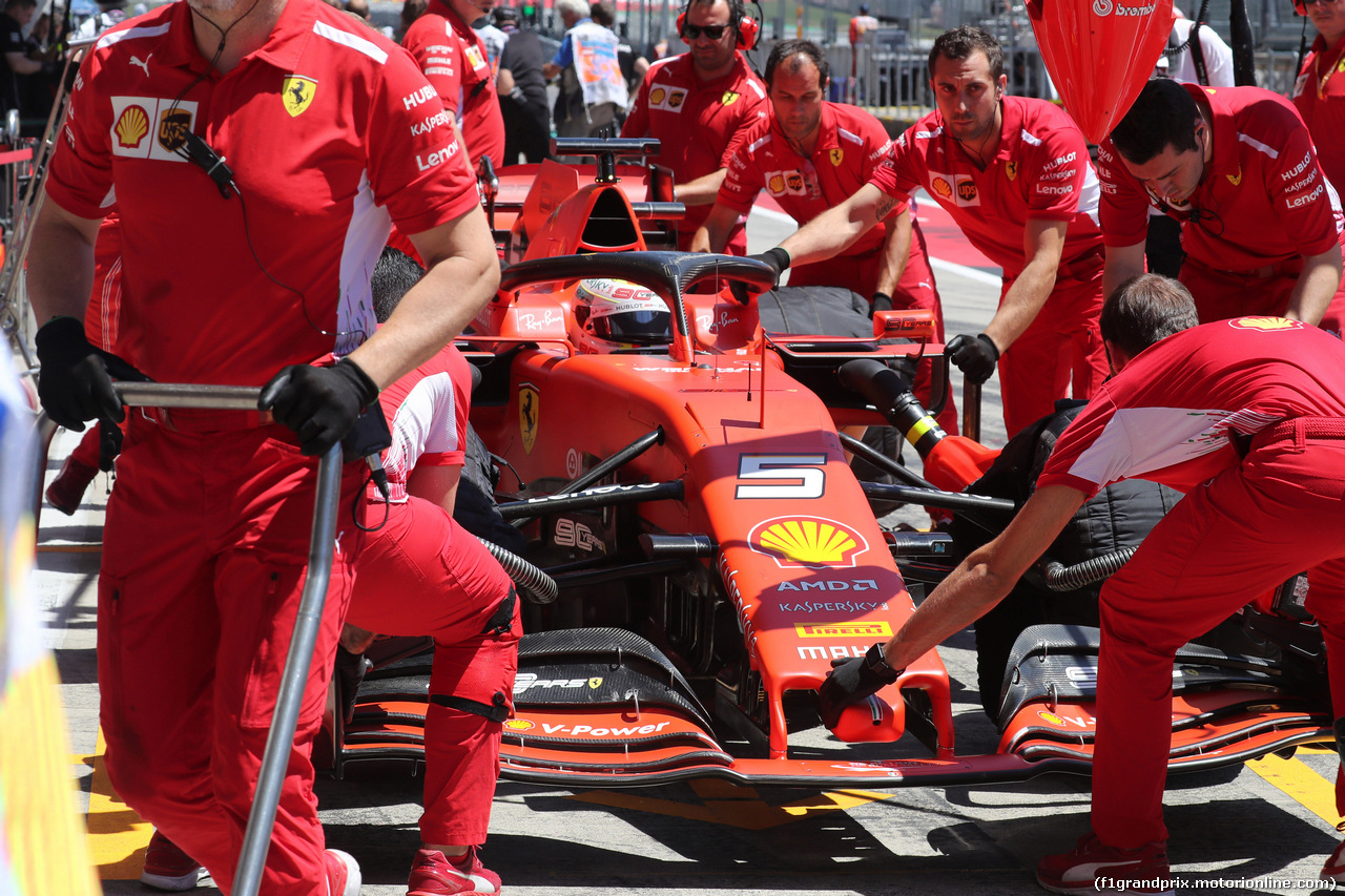 GP AUSTRIA, 29.06.2019 - Prove Libere 3, Sebastian Vettel (GER) Ferrari SF90