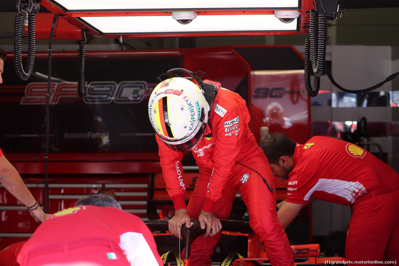 GP AUSTRIA, 29.06.2019 - Prove Libere 3, Sebastian Vettel (GER) Ferrari SF90